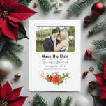 Reserve A Data Código QR de Casamento de Natal da Bicicleta de Po<br><div class="desc">Anuncie seu próximo casamento com este charmoso retrorinspirado salve o cartão de data, com um cesto festivo de bicicleta cheio de poinsetos e pinheiros de estrelas de Natal. Perfeito para um casamento de Natal ou de Natal, esta design combina talento de colheita com beleza sazonal. Personalize-o com a sua foto...</div>