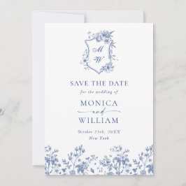 Reserve A Data Código QR de Casamento Floral do Jardim Francês Az