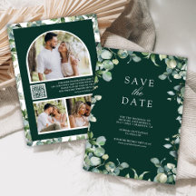Código QR de Foto de Eucalipto Casamento Verde Esm