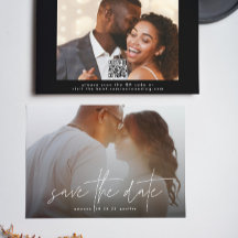 Código QR de Fotografia de Sobreposição Branca da 