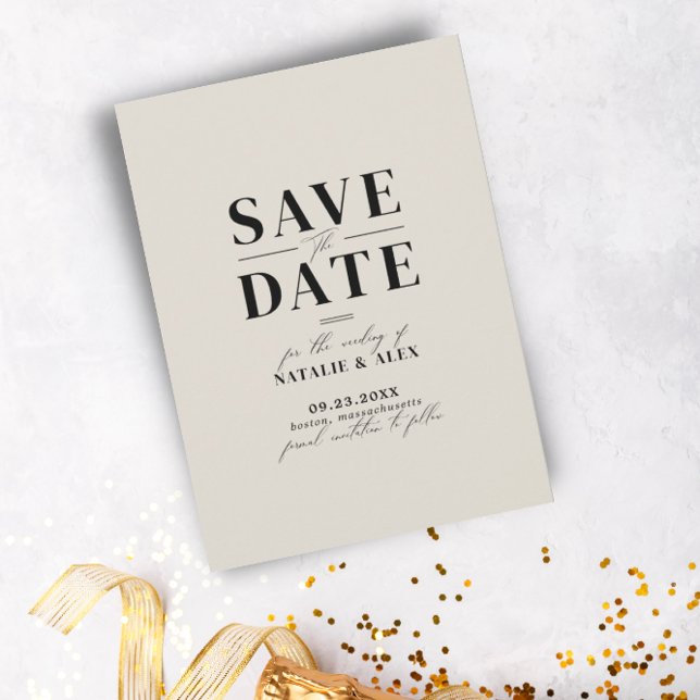 Reserve A Data Código QR do site do Monograma Beige Taupe minimal (Criador carregado)