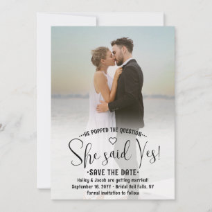 Reserve A Data Código QR Ela Disse Sim! Noivado Casamento 2 Fotos