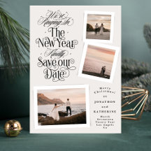 colagem de fotos da caligrafia ano novo, natal ale