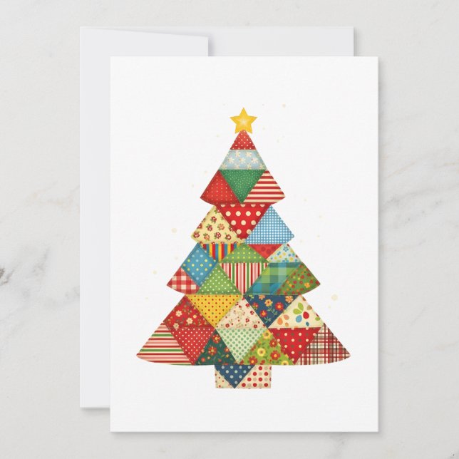Reserve A Data Colcha Árvore de Natal Amantes de Colchas Festivas (Frente)