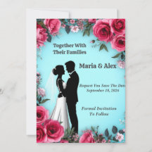 🌷 Coleção de Casamento de Casal Floral Rosa 🌷