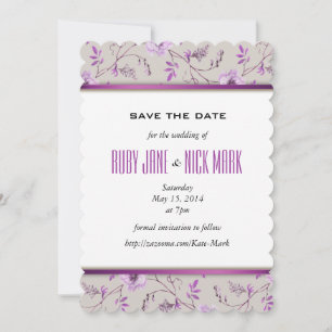 Reserve A Data Coleção de casamento floral RomanticCharm