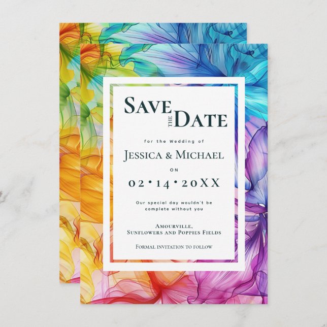 Reserve A Data Com a foto atrás do Ereal Bloom (Frente/Verso)