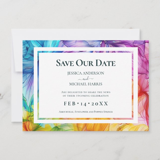 Reserve A Data Com a foto atrás do Ereal Bloom (Frente)