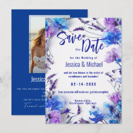 Reserve A Data Com Photo Cornflower e Elegance Lavanda