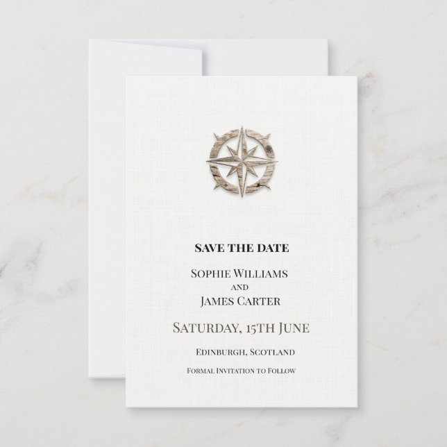 Reserve A Data Compass Casamento (Frente)