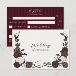 Reserve A Data Confirmação de Casamento Floral Caveira Marfim e B