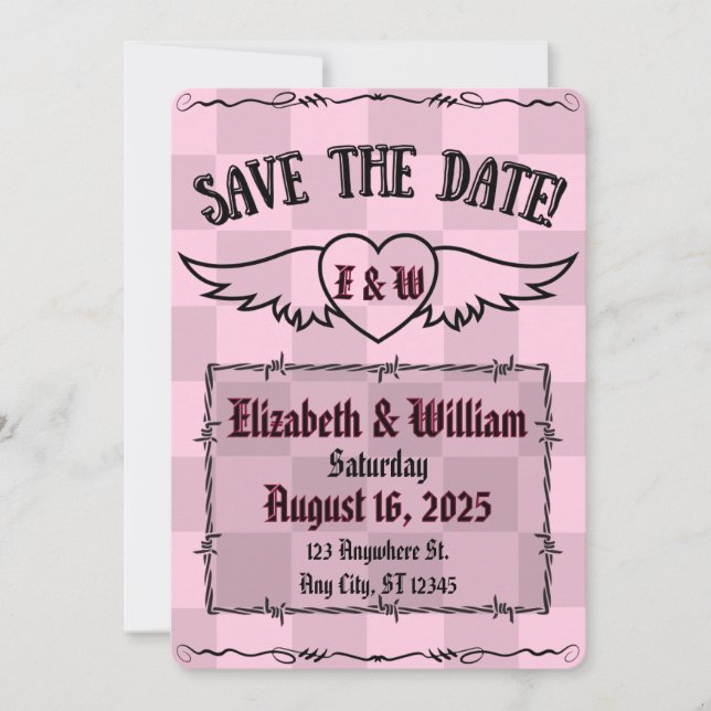 Reserve A Data Coração da Tatuagem Verificada pelo Alternativo Gó (Frente)