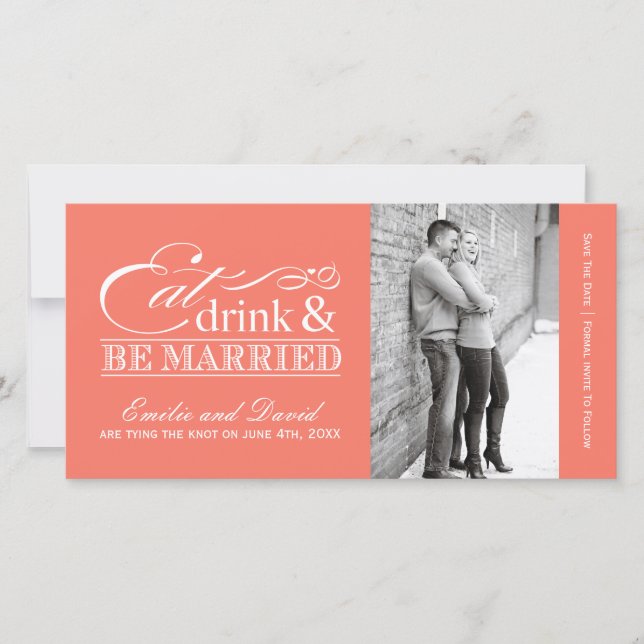 Reserve A Data Coral Coma, Beba e se case (Frente)