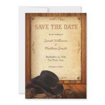 Country Western Wedding Salvar a Data