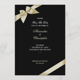 Reserve A Data Cream Fita Casamento Salvar A Data 2