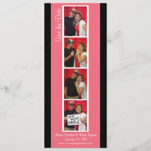 Reserve A Data Creative Photo Booth Salvar a Data (Rosa e Preto)