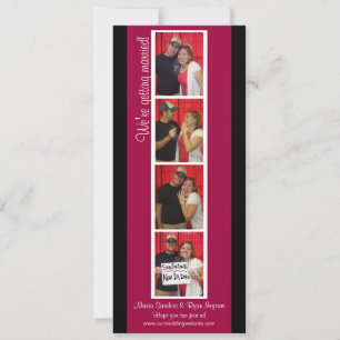 Reserve A Data Creative Photo Booth Salvar a Data (Vermelho e Pre