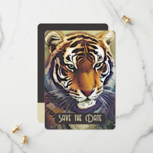 Reserve A Data Creative Tiger Salve a Data Convide QR Code Card