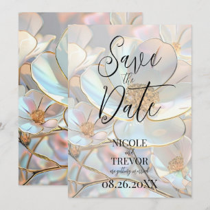 Reserve A Data Crie As Suas Flores Iridescentes Personalizadas