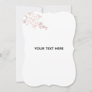 Reserve A Data Crie o Seu Próprio Branco Elegante