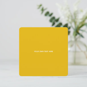 Reserve A Data Crie Seu Próprio Design Amarelo Personalizado