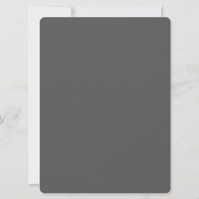 Reserve A Data Crie seu próprio design personalizado cinza escuro (Frente)