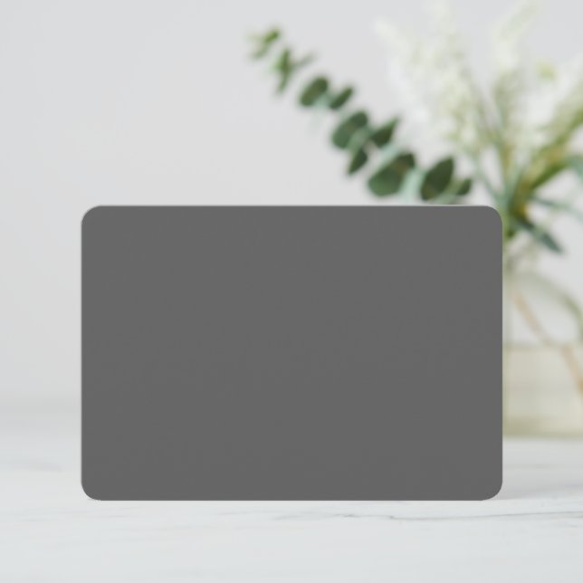 Reserve A Data Crie seu próprio design personalizado cinza escuro (Em pé/Frente)
