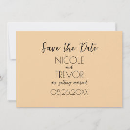 Reserve A Data Crie seu próprio - Minimalista simples