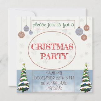 RESERVE A DATA CRISTMAS PARTY INVITATOIN SAVE THE DATE