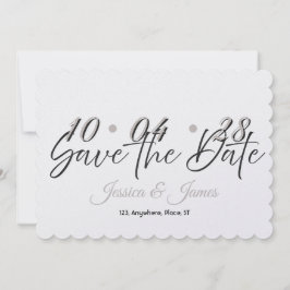 Reserve A Data Customize  Personalized Save the Date