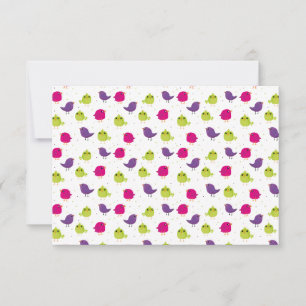 Reserve A Data Cute colorful birds  