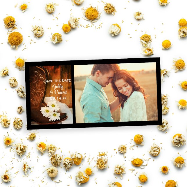 Reserve A Data Daisies Cowboy Boots Western Weding Date (Criador carregado)