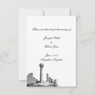 Reserve A Data Dallas Destino Casamento Salvar a Data