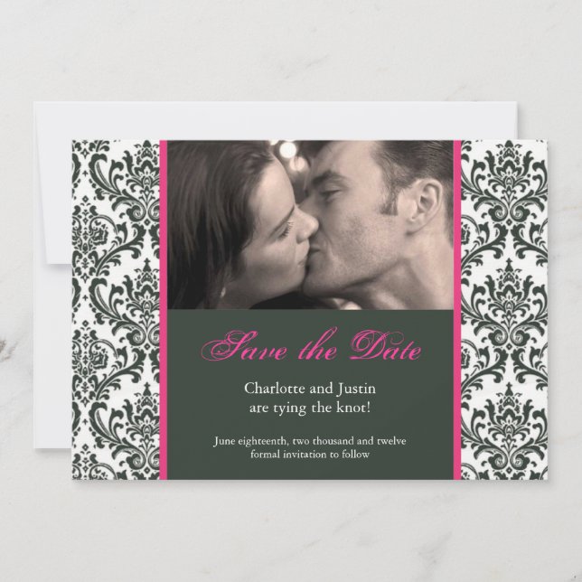 Reserve A Data damask; salvar a data (Frente)