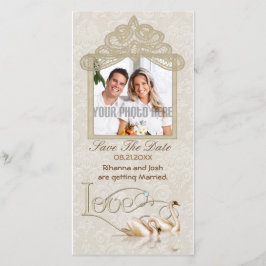 Reserve A Data Damask Swan Elegance - Salve a data