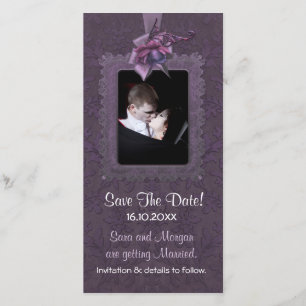 Reserve A Data Dark Romance Wedding Save the Date