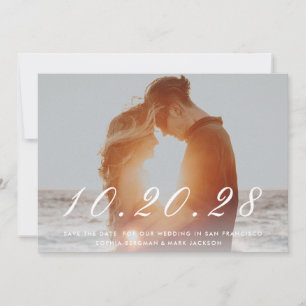 Reserve A Data Data de Casamento Escrita em Branco