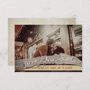 Reserve A Data Data de casamento personalizada da "Salvar a data"