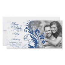 Data de Salvamento do Casamento de Foto Floral Bra