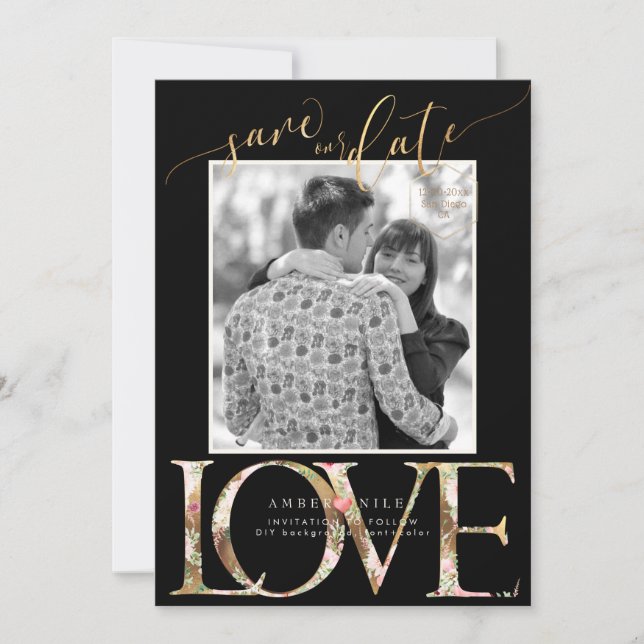 Reserve A Data Data de Salvamento do PixDezines/Amor de Botânica (Frente)