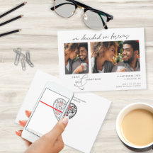 Decidido no Forever Script 2 Fotos Código QR do Si