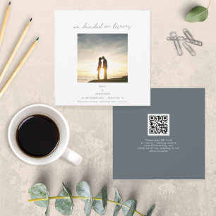 Reserve A Data Decidido sobre o Código QR de Foto do Forever Salv