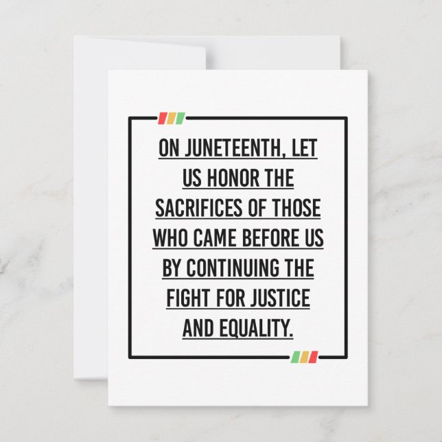 Reserve A Data Décima Sétima Citações, Liberdade da Afro-American (Frente)