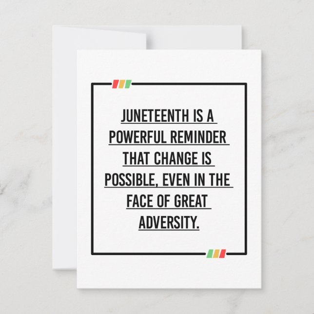 Reserve A Data Décima Sétima Citações, Liberdade da Afro-American (Frente)