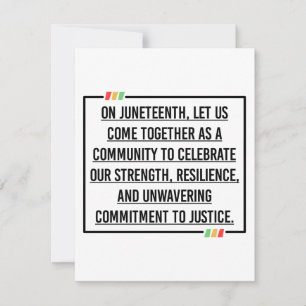 Reserve A Data Décimo Junho, Liberdade da Afro-Americana.