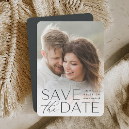 Reserve A Data Declaração Moderna | Foto vertical