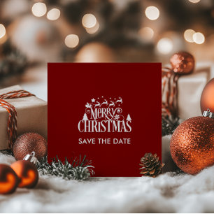 Reserve A Data Deep Red Christmas BrunParty