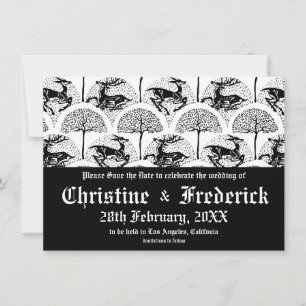 Reserve A Data Deer e Árvores Medievais, salve a data