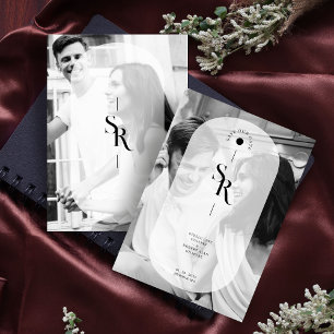 Reserve A Data Delicar Iniciais Pretos de Transparência Vellum