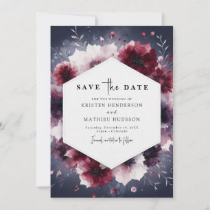 Reserve A Data Delicate Calliografia Burgundy